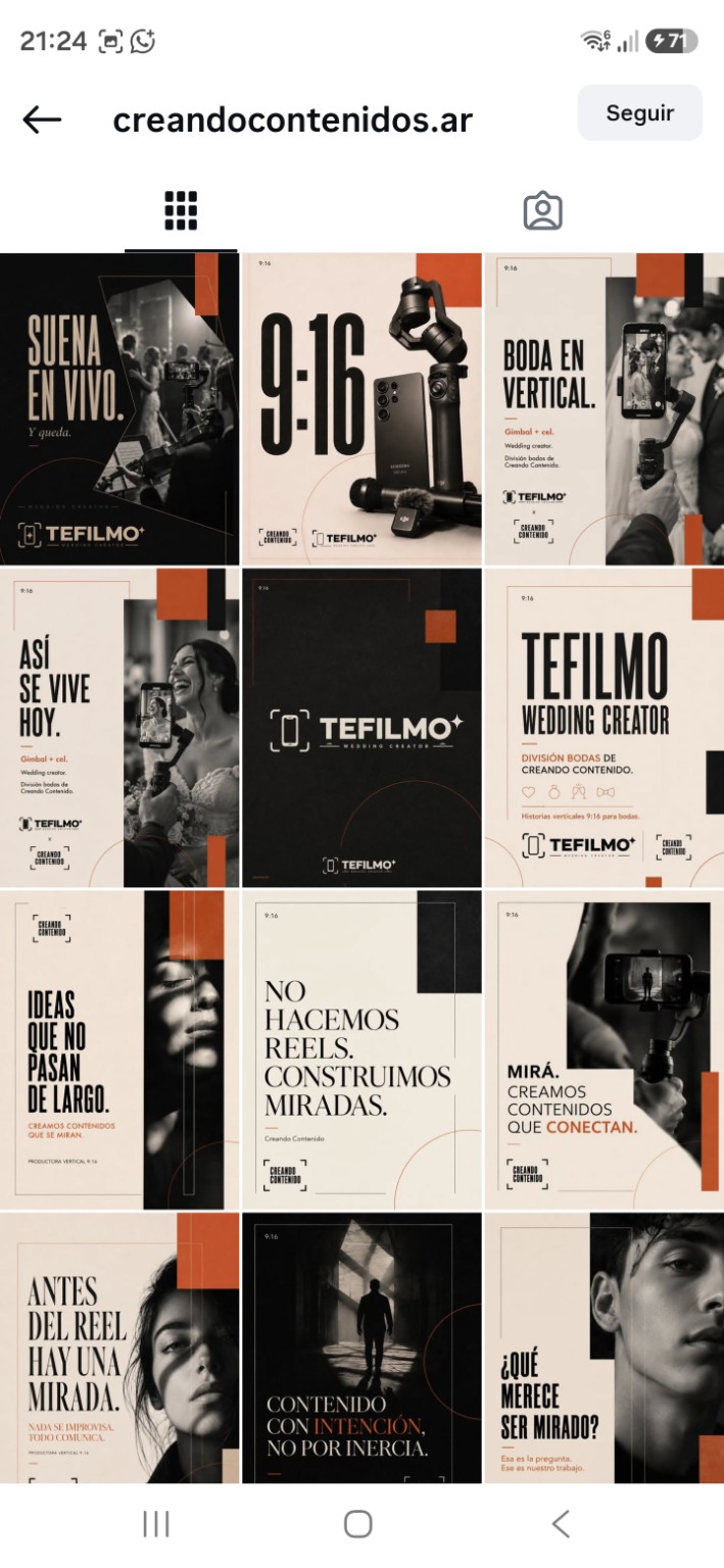 Instagram Creando Contenidos